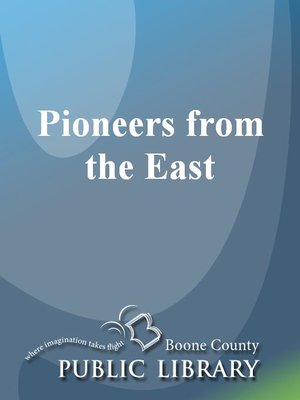 cover image of Pioneers from the East